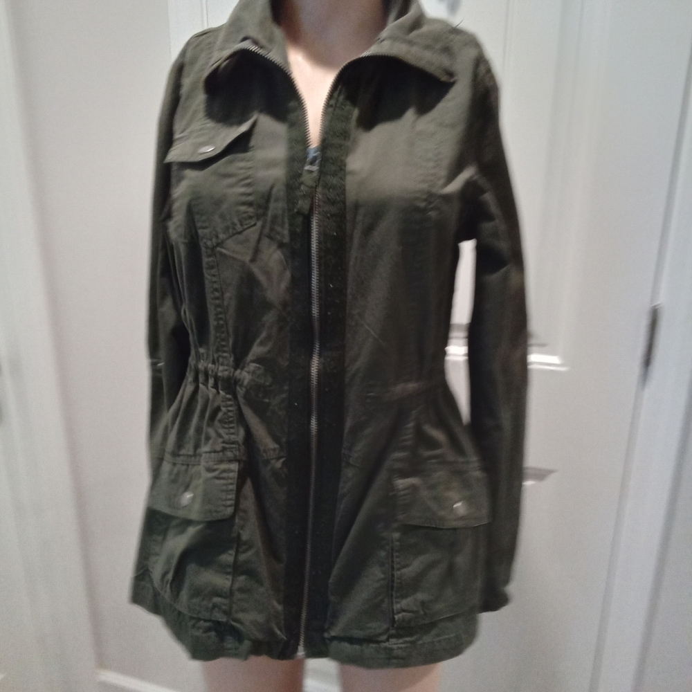Ashley by 26 International Utility Collection Size M Army Green Women's Jacket